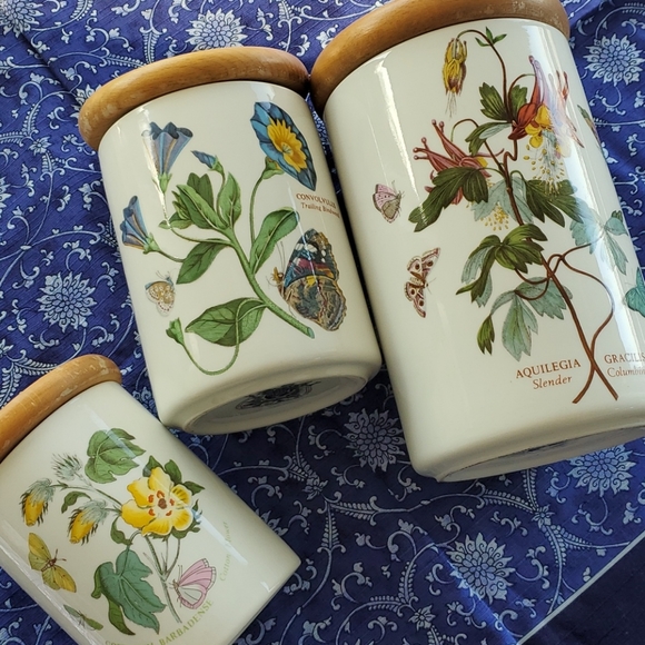 Vintage Portmerion Other - 3 Portmeirion Botanic Garden Canisters